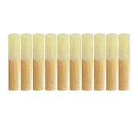 CHICAMPERA Kit de 10 Anches de Saxophone Alto Son et Installation Facile en Bambou, Force 2.5 pour Musiciens Débutants et Professionnels