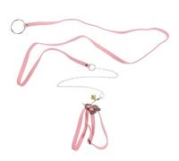 CHICAMPERA Laisse de Promenade pour Tortue et Harnais Réglable en Nylon Léger, Taille Petite, Couleur Rose, pour Sorties en Extérieur, Adaptée aux Tortues de Compagnie Couleur Aléatoire