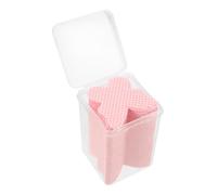 CHICAMPERA Lingettes Dissolvantes en Coton Rose Capacité Élevée 200 Feuilles de Cœur pour Vernis à pour Soins des et Utilisation en Salon