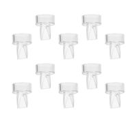CHICAMPERA Lot de 10 Valves en Silicone à Bec de Canard 22Mm pour Tire-Lait Manuel Pièces de Remplacement Adaptées à L'Allaitement et Soins Postnataux