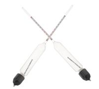 CHICAMPERA Lot De 2 Lactomètres 0-40 Précision Hydromètre De Lait Analyseur De Composition Appareil De Mesure Matière Grasse Pour Contrôle Qualité Laitière En Laboratoire Professionnel