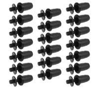 CHICAMPERA Lot de 20 Set de Fixations pour Grille Audio en Plastique, Clips de Fixation Longs et Courts pour Supports de Montage de Haut-parleurs, Kit de Réparation Polyvalent pour Grilles