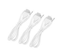 CHICAMPERA Lot de 3 Câbles de Charge Rapide USB vers DC Compatibles, Cordon de Chargement en Caoutchouc Connecteur 2,5 MM, Plug and Play pour Appareils de Beauté