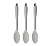 CHICAMPERA Lot de 3 Cuillères en Silicone Antiadhésives pour Soupe et Salade Poignée Confortable, Ustensiles Cuisine Polyvalents et Résistants pour Usage Quotidien