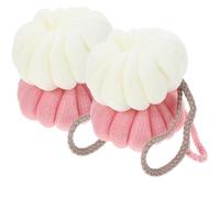 CHICAMPERA Lot de 4 Éponges Corporelles Ménagères en Pe pour Bain, Créant une Mousse Riche, Accessoires de Salle de Bain Pratiques et Exfoliants
