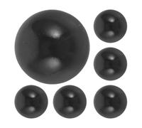 CHICAMPERA Lot de 6 Billes de Rechange pour Flipper Garçon et Filles, Billes Plastiques Noires Mini Jeux D'arcade, Compatibles Flipper 3D, Réparation Jouets, Ensemble pour Jeu Familial