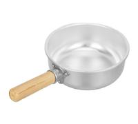 CHICAMPERA Louche à Eau Aluminium avec Manche Bois Robuste et Pratique pour Cuisine et Maison Transfert Eau Usage Domestique et Jardinage