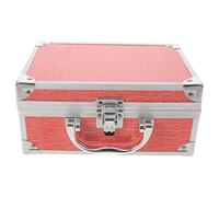 CHICAMPERA Malette Portable Rangement en Alliage D'aluminium Maquillage et Orange, Étanche pour Professionnels Maquillage et Paramédics