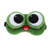 CHICAMPERA Masque de Nuit Cache-yeux Grenouille en Peluche Gel Rafraîchissant, Bloque la Lumière, Respirant, pour Camping et Sommeil Profond
