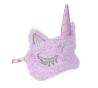 CHICAMPERA Masque Sommeil Licorne Lavable Doux et Confortable Cache Œil Occultant et Filles Lumière pour Sommeil Réparateur Élégant Peluche