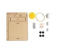 CHICAMPERA Modèle Éducatif Bois Sun Earth Moon pour Enseignement de Kit Expérimentation Scientifique pour Exploration Système Solaire Phases Lunaires