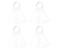 CHICAMPERA Nuancier Forme Éventail 150 Pièces en Plastique pour Ongles Facile à Transporter pour Comparaison Vernis à Ongles Usage Professionnel et Personnel