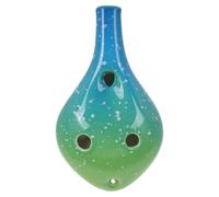 CHICAMPERA Ocarina Céramique Tonalité C Instrument à Vent Classique Décoratif pour Débutants Garçon Fille et Adultes