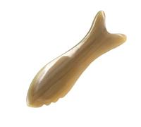 CHICAMPERA Outil de Massage à Grattage Plaque de Massage Design Élégant en Corne de Yak Naturel Détente et Soin Peau pour Visage et Cou en Spa