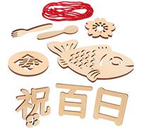 CHICAMPERA Panneau en Bois des Cent Jours Bébé, Accessoire Photo Bébé -né, Bois Naturel Solide, Décoration Photo Anniversaire, Présent Naissance