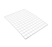 CHICAMPERA Panneau Mural en Fil de Fer Blanc, Grosse Grille Photo Murale 48,5 X 37,5 Cm, Support de Rangement Décoratif Multifonction pour Affichage Photos et Objets, Décoration Intérieure