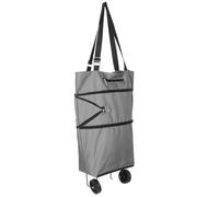 CHICAMPERA Paquet avec Grosse Capacité en Tissu Oxford Cabas à roulettes Pliable Chariot de Courses Multifonction Léger et Pratique pour Courses et Voyages