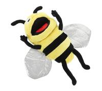CHICAMPERA Peluche à Main Abeille Éducatif pour Histoires Améliore la Communication Parent