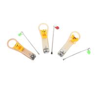 CHICAMPERA Pince à Ongles Portable Léger en Abs Cure-oreilles Pratique, pour Voyage et Usage à Domicile, 1 Set Maniable et Compact