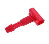 CHICAMPERA Pince pour Balai à Franges Rouge en Pp Robuste et Fiable, Clip Détachable pour Balai Serpillière, Accessoire de Rechange pour Usage Domestique