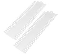 CHICAMPERA Planche D'entraînement Stockage Personnel en ABS 2pcs Vernis à Affichage de 60 Couleurs pour Nail Art pour Débutants en Salon ou Collège