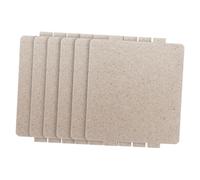 CHICAMPERA Plaque De Mica Résistante Haute Température 6 Pièces Matériau Isolant Pour Four à Micro-ondes Accessoire De Réparation Usage Domestique