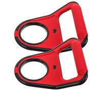 CHICAMPERA Poignée de Levage Prise Sécurisée et Design Robuste pour Bouteille D'eau en Pp 18,9 L Rouge, Lot de 2 pour Usage Domestique et Extérieur