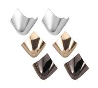 CHICAMPERA Protège-Talon en Fer Résistant à l'usure pour Chaussures Pointues, Lot de 3 Paires de Couvre-Chaussures Métal pour Protection des Bouts de Talons Hauts