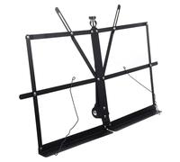 CHICAMPERA Pupitre Support Portable Noir Pliable de Musique Angle Confortable et Accessoires Piano pour Lecture pour Étudiants