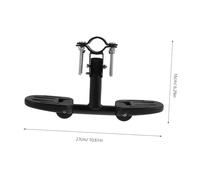 CHICAMPERA Repose-pieds Pour Trottinette Garçon Et Filles Ajustable Noir, Pied D'appui Robuste En Plastique, Accessoires Pour Petit Garçon Et Fille, Solution Pour Équilibre Et Coordination, Kit