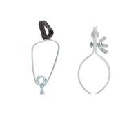 CHICAMPERA Support de Lampe à Reptiles Clip de Fixation pour Abat-Jour, Noir, Adapté aux Abat-Jour Cylindriques, Accessoire pour Éclairage Intérieur et Lampe Chauffante