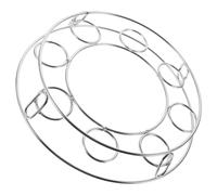 CHICAMPERA Support de Wok Acier Inoxydable Étagère de Refroidissement Pratique pour Cuisine Rack de Stockage Réutilisable pour Wok et Bassines Accessoire de Cuisson