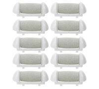 CHICAMPERA Têtes de Polisseuse à Pieds en Plastique Compatible Universellement 10pcs Soin des Pieds à Domicile et L'élimination des Callosités pour Râpe Électrique