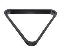 CHICAMPERA Triangle Cadre Noir Boules pour Plastique de Billard en Triangulaire Compact et Centres Communautaires
