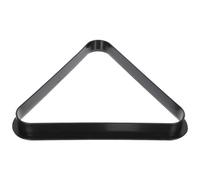 CHICAMPERA Triangle de Billard en Plastique Noir Accessoires Billard Robustes pour Organiser Les Boules Support de Trépied ou Centre Communautaire