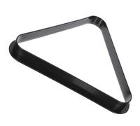 CHICAMPERA Triangle Support Plastique pour ou de Billard Noir Robuste Rangement Organisé des Boules à Domicile ou Salle de Jeux