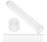 CHICAMPERA Tubes à Essai Plastique 24 Pièces 5 Ml Bouchon Étanche pour Prélèvement d'Échantillons et Culture Cellulaire en Laboratoire