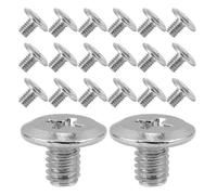 CHICAMPERA Vis de Remplacement pour Tondeuse à Cheveux Lot de 20 Pièces Argentées pour Coupe Mobile et Usage Professionnel Résistance Accrue