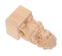 CHICAMPERA Wood Finials for Crafts and Curtain Rods Decorative Roman Bridge Design Carved Bed Post and Fence Toppers Multipurpose Solid Wood Finial Replacement