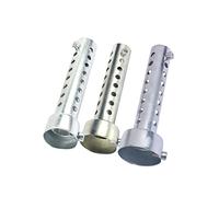 chicane echappement moto, Db Killer 45mm, Pot d'échappement universel pour moto, Db Killer Silencieux Silencieux Insert De Déflecteur Argent (45Mm)