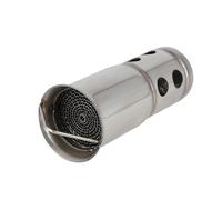 Chicane Echappement Moto,DB Killer 50mmBaffte Tuyau d'échappement Universel | en Acier Inoxydable OD x 141mm de Long