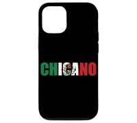 Chicano Drapeau Mexicain pour Homme Motif Drapeau Latin hispanique Marron Coque pour iPhone 12/12 Pro