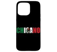 Chicano Drapeau Mexicain pour Homme Motif Drapeau Latin hispanique Marron Coque pour iPhone 15 Pro Max