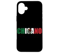 Chicano Drapeau Mexicain pour Homme Motif Drapeau Latin hispanique Marron Coque pour iPhone 16 Plus