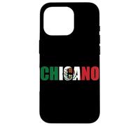 Chicano Drapeau Mexicain pour Homme Motif Drapeau Latin hispanique Marron Coque pour iPhone 16 Pro