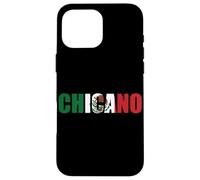 Chicano Drapeau Mexicain pour Homme Motif Drapeau Latin hispanique Marron Coque pour iPhone 16 Pro Max