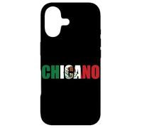Chicano Drapeau Mexicain pour Homme Motif Drapeau Latin hispanique Marron Coque pour iPhone 17