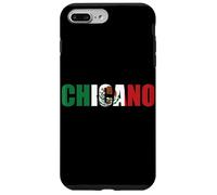 Chicano Drapeau Mexicain pour Homme Motif Drapeau Latin hispanique Marron Coque pour iPhone 7 Plus/8 Plus