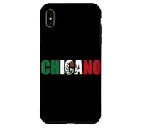 Chicano Drapeau Mexicain pour Homme Motif Drapeau Latin hispanique Marron Coque pour iPhone XS Max