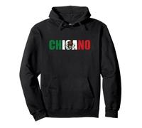 Chicano Drapeau Mexicain pour Homme Motif Drapeau Latin hispanique Marron Sweat à Capuche